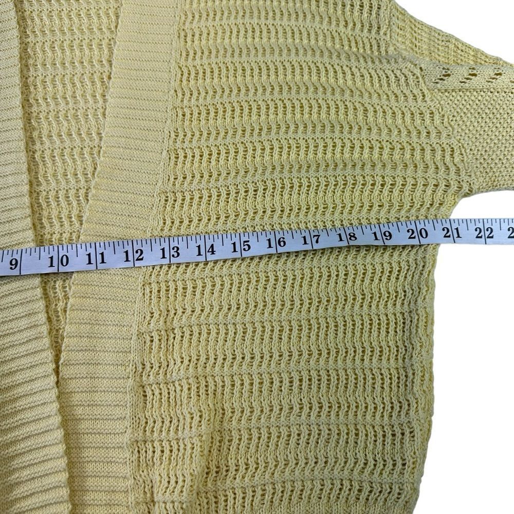Wild Fable Butter Yellow Knit Open Front Oversized Cardigan, Small - Picture 11 of 12
